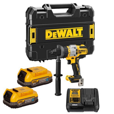 DeWalt DCD999E2T 18v XR FlexVolt Advantage Hammer Drill - 2x Powerstack Compact