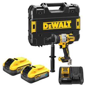 DeWalt DCD999H2T 18v XR FlexVolt Advantage Hammer Drill - 2x 5ah Powerstack