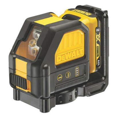 Dewalt DCE088D1R 12v Cross Line Laser Level Red Self Levelling Tstak 1x2ah +3ah