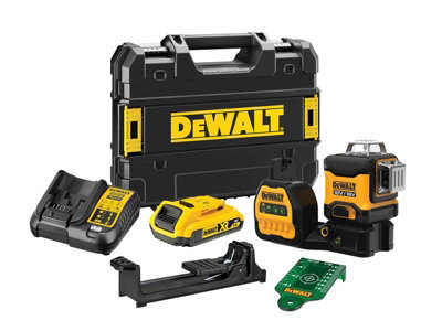 Dewalt DCE089D1G18 3 x 360 Green Multi Line Laser 12V 18V 1 x 2.0