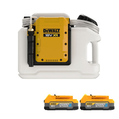 DeWalt DCE6820 18V XR Cordless 15L Powered Water Tank 2 x 1.7Ah ...