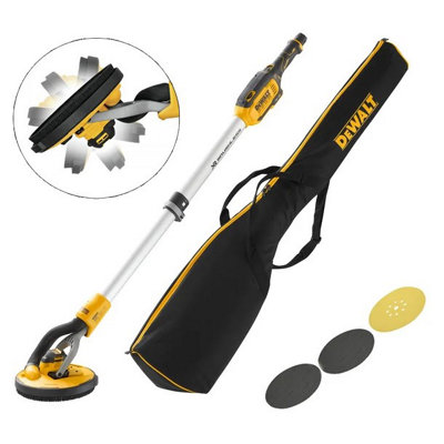 Dewalt DCE800N 18v XR Brushless Drywall Wall Sander 225mm 9" + Sheets Body Only