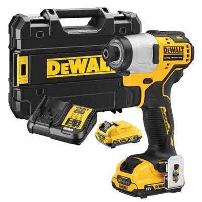 DeWalt DCF801D2 12V XR Brushless Sub Compact Impact Driver 2 x 2Ah