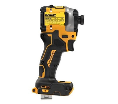 Dewalt DCF850N 18v XR Brushless Compact Impact Driver + Right Angle Drill Attach - 5