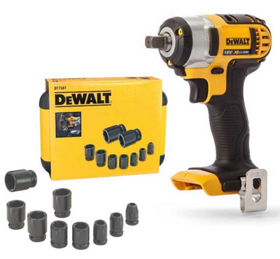 Dewalt impact drill online socket set