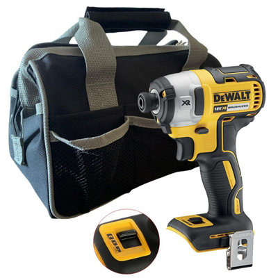 Dewalt dcf887 18v xr best sale cordless brushless impact driver