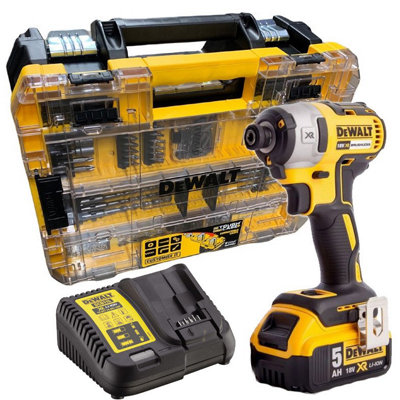 Dewalt impact deals driver set b&q