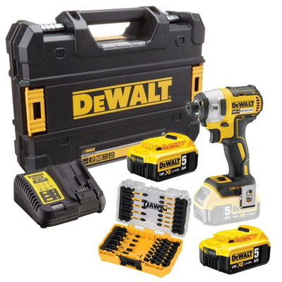 Dewalt impact deals driver set b&q