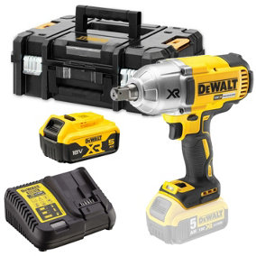 Dewalt DCF899P1 18v XR Brushless High Torque Impact Wrench 1/2" + 1x 5.0Ah Tstak
