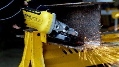 Dewalt flathead best sale angle grinder