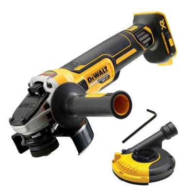 Dewalt DCG405N 18v XR Brushless 125mm Disc Angle Grinder + Dewalt Dust Guard