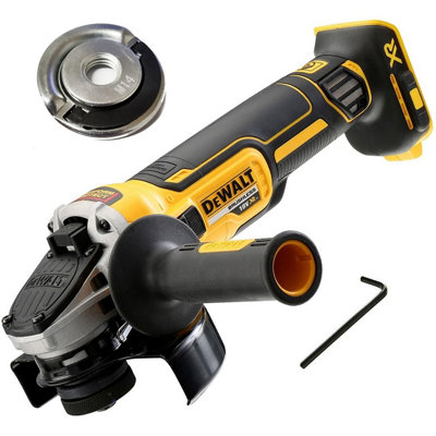 Dewalt DCG405N 18v XR Brushless Cordless 125mm Angle Grinder Bare + Flange Nut