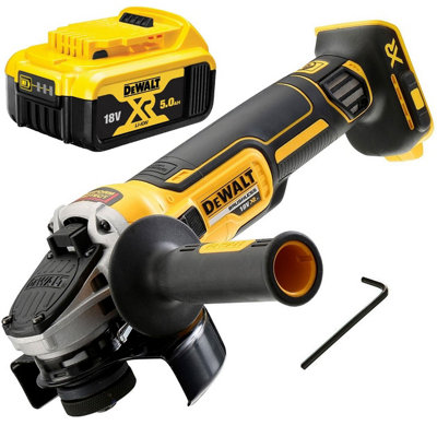 Dewalt DCG405N 18v XR Brushless Cordless 125mm Angle Grinder +DCB184 5ah Battery