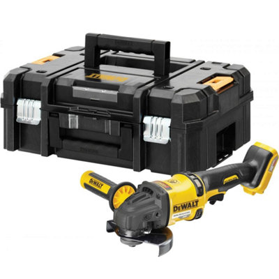 Meuleuse DEWALT DCG418X2 XR FlexVolt 54V, 125mm, Puissance Max, Avec 2 Batteries 9.0Ah Et Coffret Tstak
