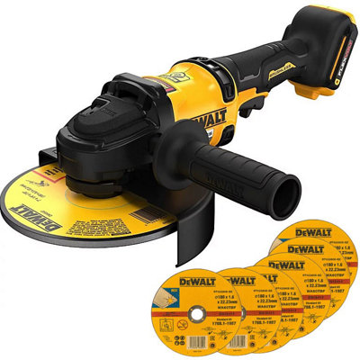 Dewalt DCG440N 54v XR FlexVolt 180mm Angle Grinder 7" Cordless Bare