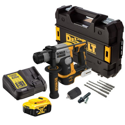 Dewalt DCH172P1 18v Ultra Compact SDS Brushless Hammer Drill +Tstak +Chuck +Bits