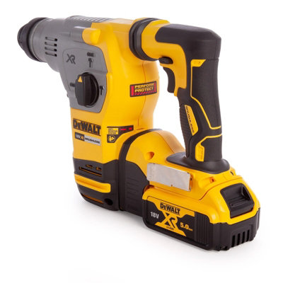 Dewalt DCH283N XR 18v SDS Brushless Hammer Drill 3 Mode Dust Extractor Tstak DIY at B Q