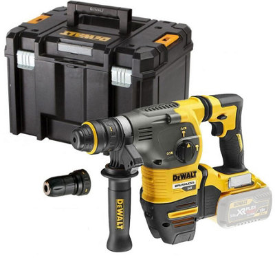 Dewalt DCH334NT 54v XR FlexVolt SDS+ Brushless Hammer Drill + Quick Change Chuck