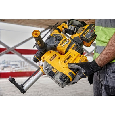 Dewalt DCH334NT 54v XR FlexVolt SDS Brushless Hammer Drill Quick Change Chuck DIY at B Q