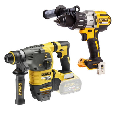 DeWalt DCK2033 Flexvolt 54v DCH333 SDS Hammer DCD996 Combi Hammer Drill ...