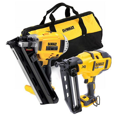 Dewalt twin 2025 nail gun set