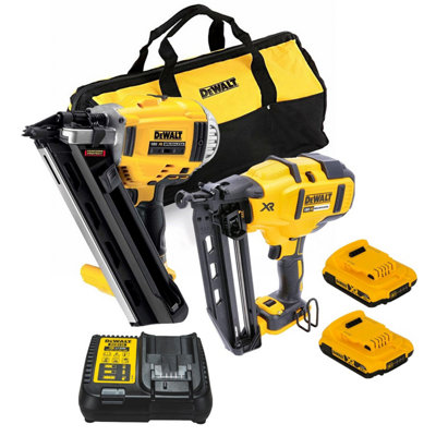 Dewalt first fix nail deals gun with battery