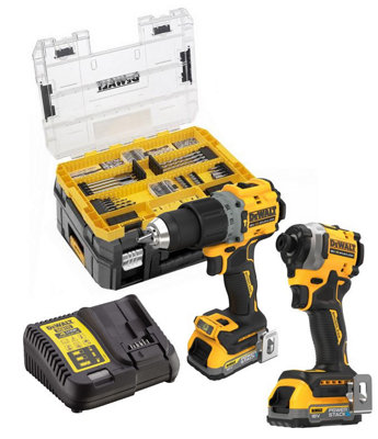 Dewalt combination drill set hot sale