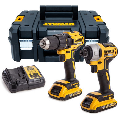 Dewalt impact deals driver set b&q