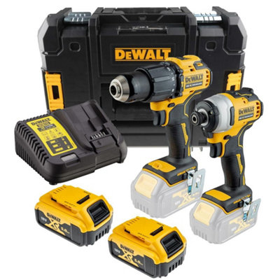 DeWalt 18V XR Brushless Cordless Impact Driver 2 x 2.0Ah