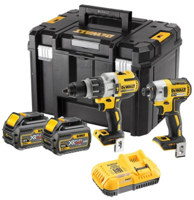 Dewalt DCK276T2T GB FlexVolt XR Twin Pack 18V 2 x 18 54V 6.0 2.0Ah Li