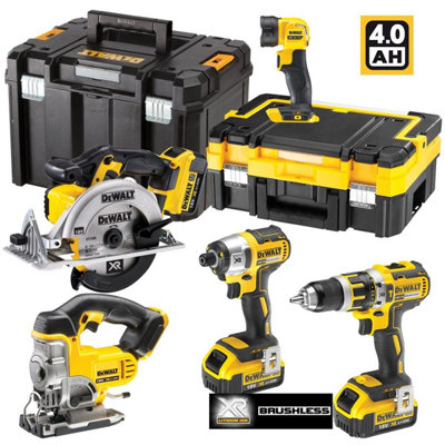 DeWalt DCK550M3T Brushless 18v XR 5 Piece Power Tool Kit 3x 4ah