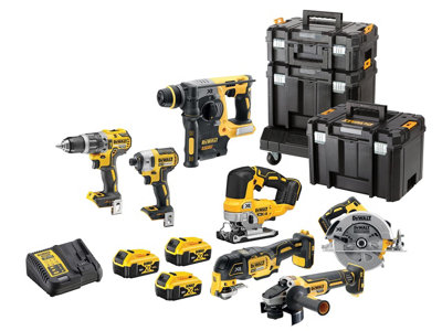 Dewalt DCK755P3T Brushless Cordless 18v 7 Piece Tool Kit + 3 x 5.0ah Batteries