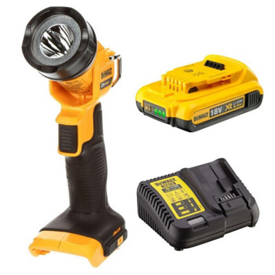 Dewalt flashlight with battery and online charger