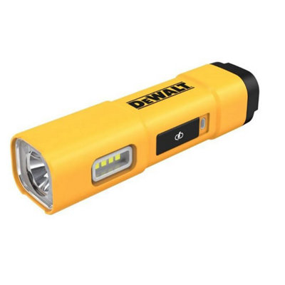 Dewalt DCL183 Rechargeable USB-C LED Flashlight Torch 3 Mode Impact Proof 200lm