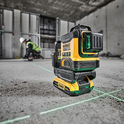 Dewalt 360 laser level green sales
