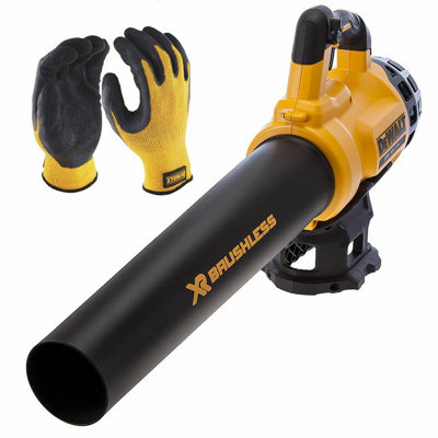 Dewalt DCM562PB 18v XR Outdoor Garden Brushless Leaf Blower Bare Gloves DIY at B Q