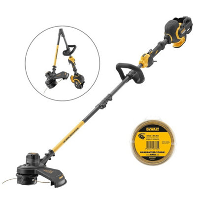 Dewalt DCM5713X1 54v XR Flexvolt Cordless Grass Timmer Split Shaft 9ah Line DIY at B Q