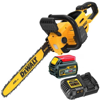 Dewalt DCMCS574T1 FlexVolt Cordless Brushless Chainsaw 45cm Bar 54V 1x 6.0Ah