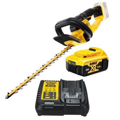 Dewalt DCMHT563P1 XR 55cm Garden Hedge Trimmer 25mm Capacity 18V 1 x 5.0Ah