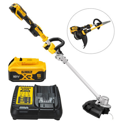 Dewalt DCMST561P1 18V XR Brushless Grass Line Trimmer Split Shaft 1 x 5.0Ah