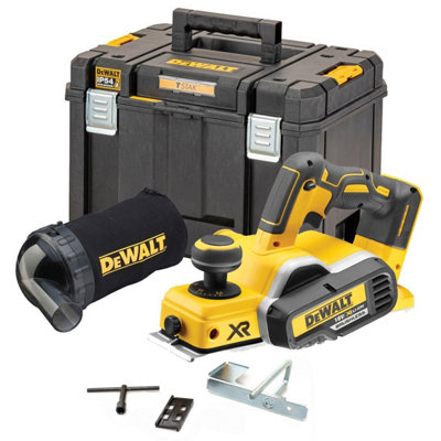 Dewalt cordless planer with best sale dust bag