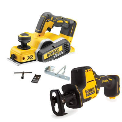 Dewalt DCP580N 18v XR Cordless Brushless Planer Fence DCS369N Recip Saw Bare