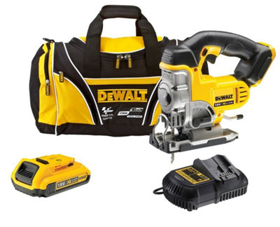 DeWalt DCS331D2 18v XR Cordless Jigsaw DCS331 2 x 2.0ah Charger Bag DIY at B Q