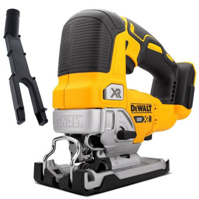 DeWalt DCS334N 18v XR Cordless Brushless Top Handle Jigsaw Bare + Dust Extractor