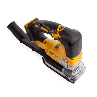 DeWalt DCS334N 18v XR Cordless Brushless Top Handle Jigsaw Bare + Dust  Extractor