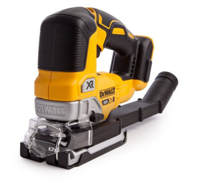 DeWalt DCS334N 18v XR Cordless Brushless Top Handle Jigsaw Bare + Dust  Extractor