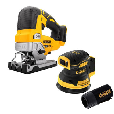 DeWalt DCS334N 18v XR Cordless Brushless Top Jigsaw DCW210N Orbital Sander