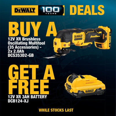 DeWalt 18V Xr Bl Oscillating Tool 1 x 4.0AH Battery Charger & Kitbox DCS355m1-G