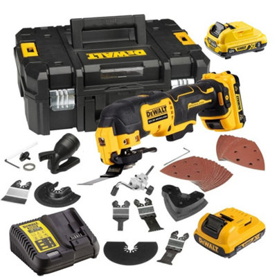 DeWalt 18V Xr Bl Oscillating Tool 1 x 4.0AH Battery Charger & Kitbox DCS355m1-G - 3