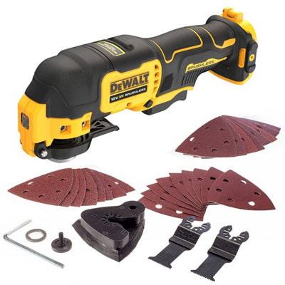 Dewalt DCS353N XR Brushless Multi Tool 12V Bare Tool + 29 Accessories Blades